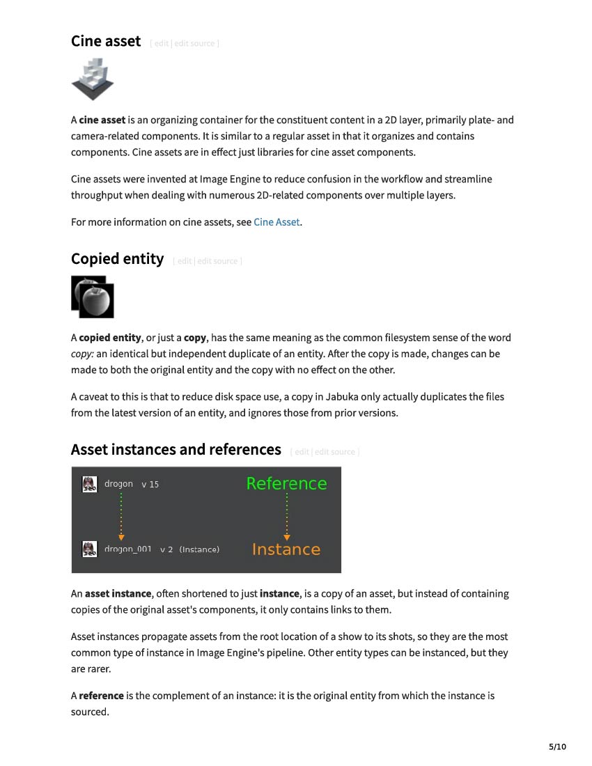 VFX knowledge base reference doc preview